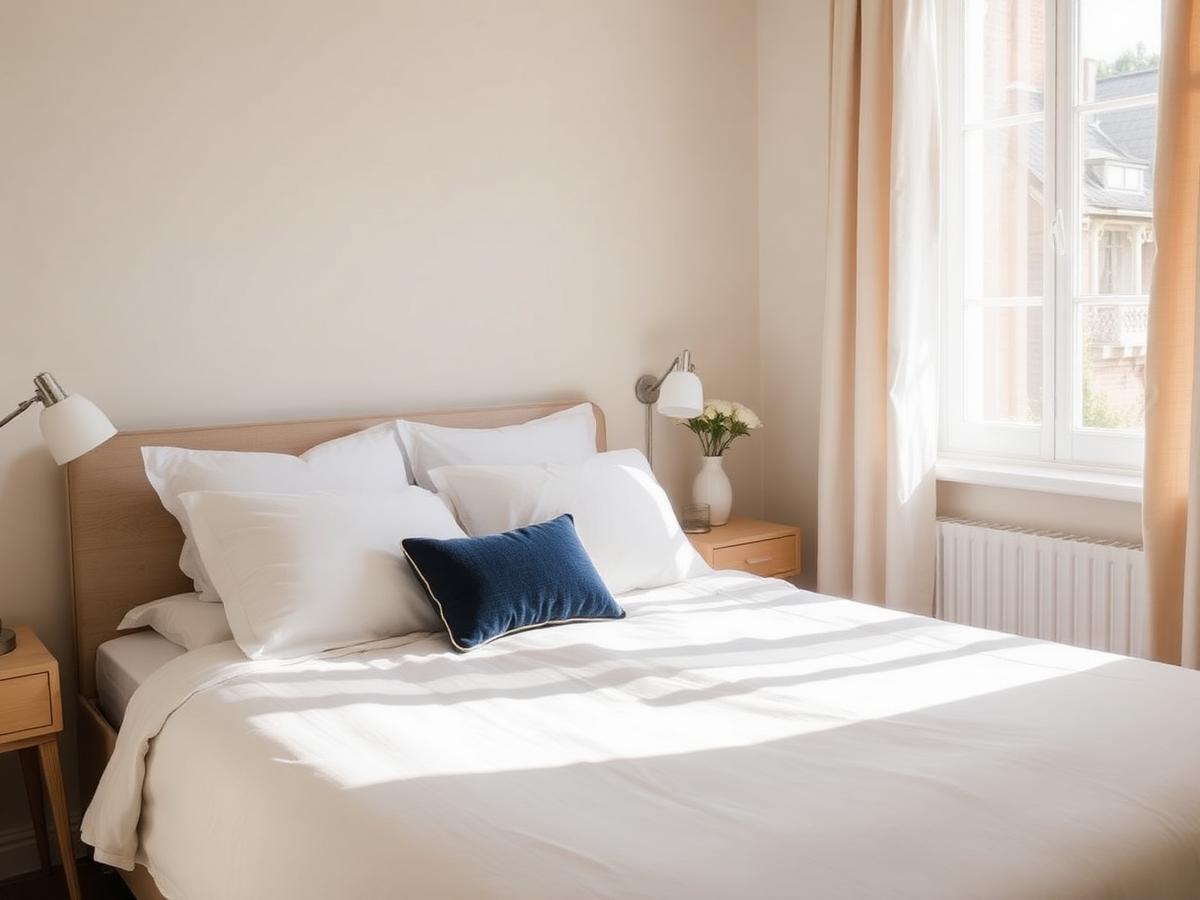 Styled short term let bedroom